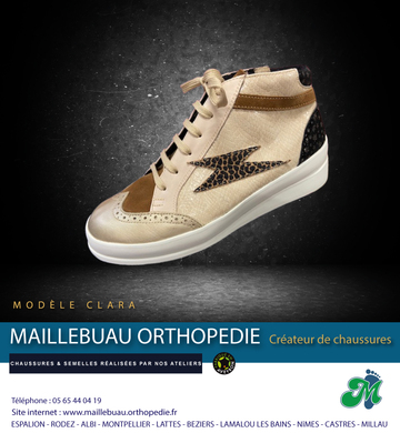Chaussure orthopédique sur mesure à Rodez 