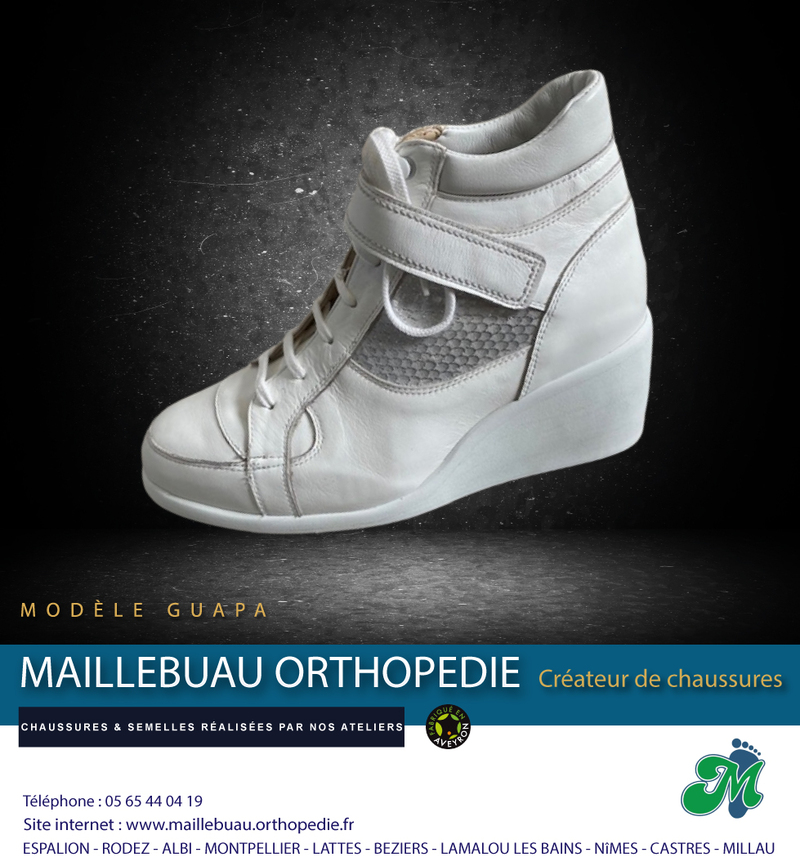 Chaussures avec semelles orthopédiques à Albi • Maillebuau Orthopédie